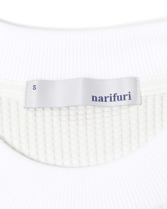 narifuriマルチワッフルクルーネックTシャツ【NF1174】10l