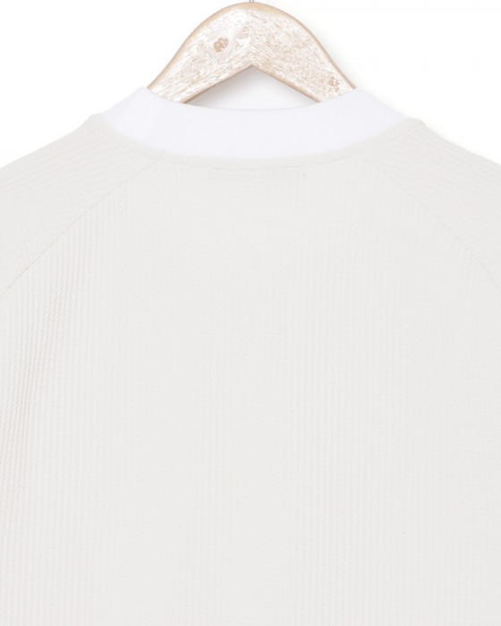narifuriマルチワッフルクルーネックTシャツ【NF1174】11l