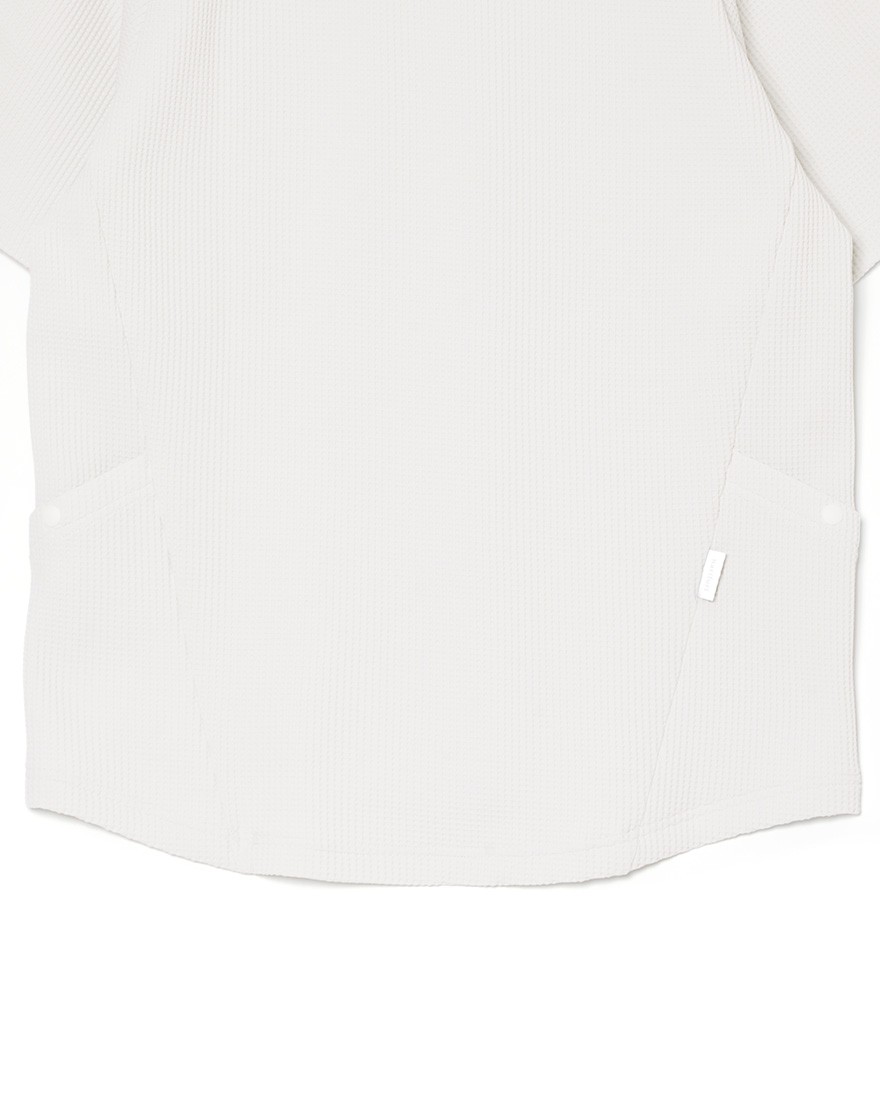 narifuriマルチワッフルクルーネックTシャツ【NF1174】12l