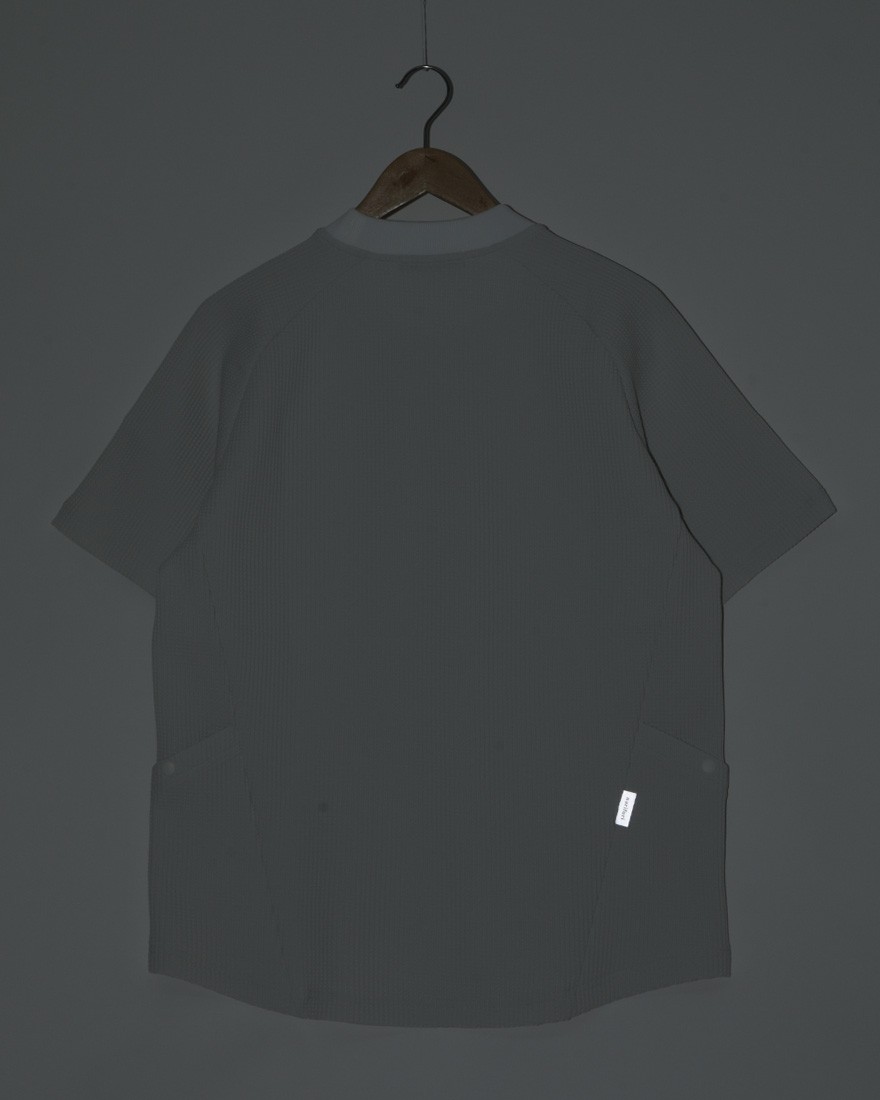 narifuriマルチワッフルクルーネックTシャツ【NF1174】16l