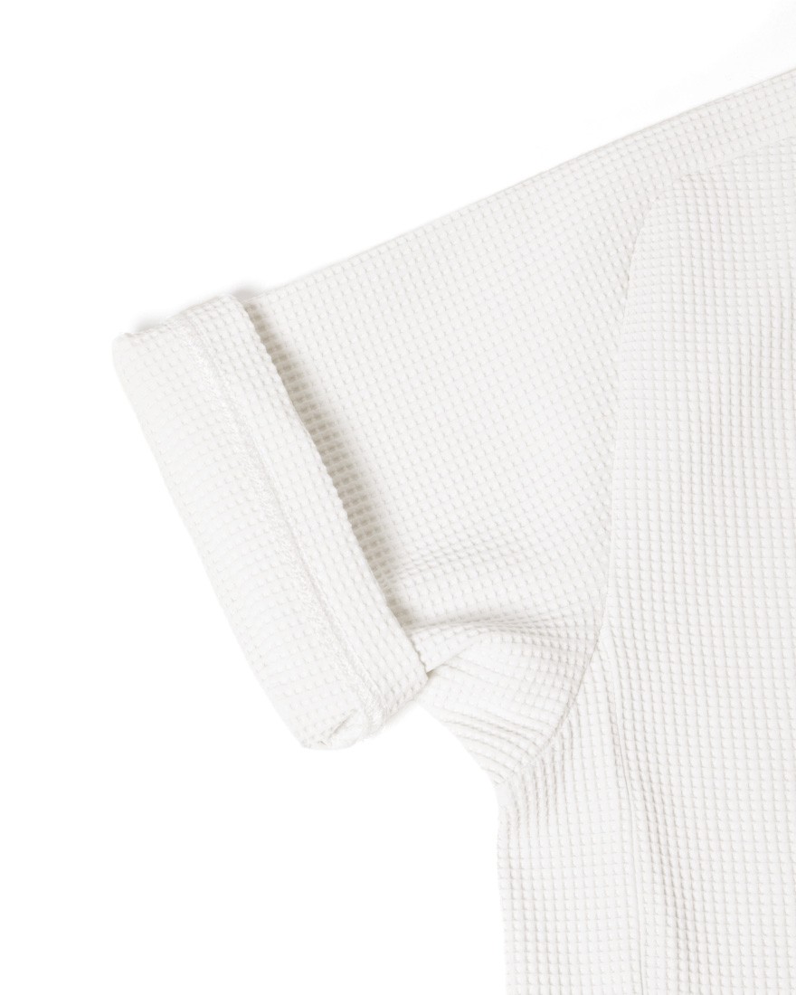 narifuriマルチワッフルクルーネックTシャツ【NF1174】19l