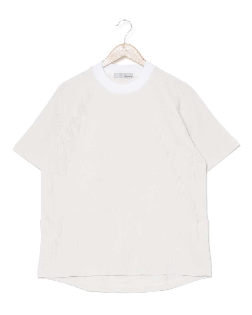 narifuriマルチワッフルクルーネックTシャツ【NF1174】c2