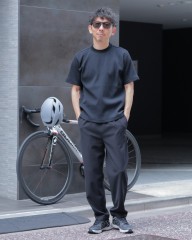 narifuriマルチワッフルクルーネックTシャツ【NF1174】mb_ma