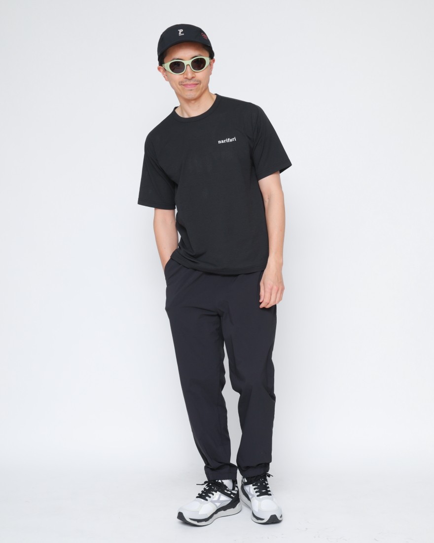narifuriアクティブメッシュバックポケットTシャツ【NF1204】ma