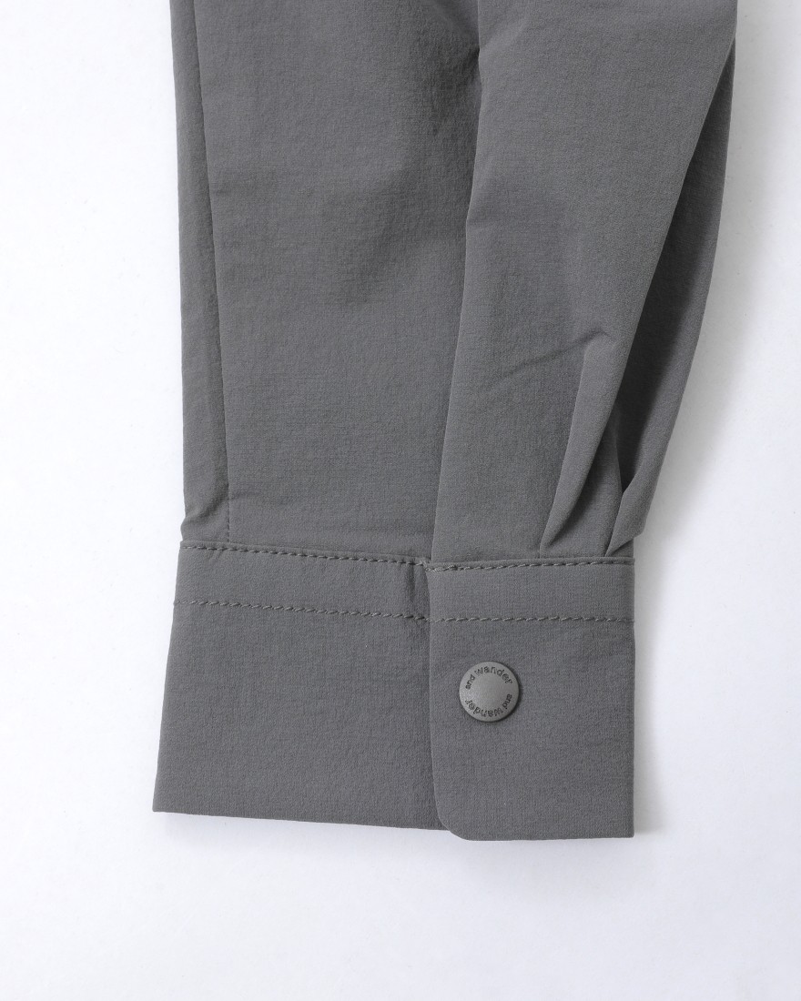 ライトダブルクロスシャツ【light w cloth shirt】｜and wander（アンドワンダー）｜TOKYOlife