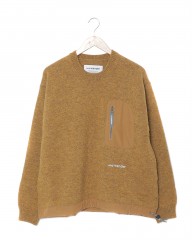 and wander（アンドワンダー）シェットランドウールセーター【Shetland wool sweater】