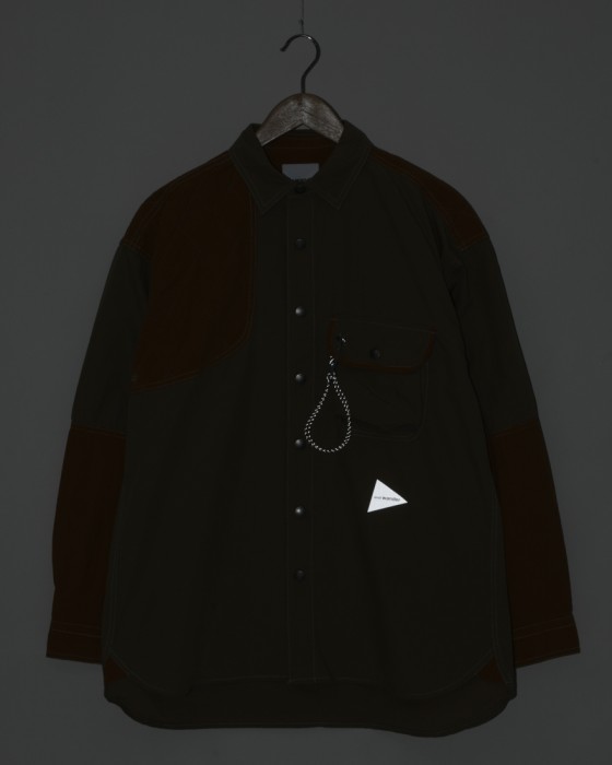 and wanderリップミックス高機能シャツ【CORDURA rip mix shirt】12l