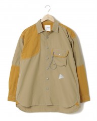 and wanderリップミックス高機能シャツ【CORDURA rip mix shirt】mb_c0