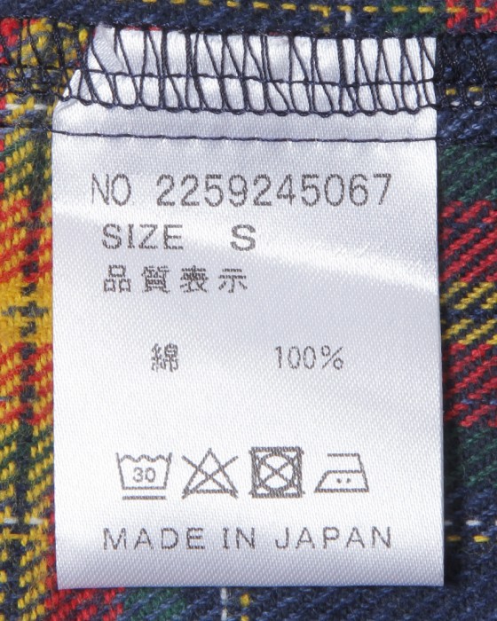 rin projectフランネルシャツ【サイクリストネルヴィンテージチェック】19l