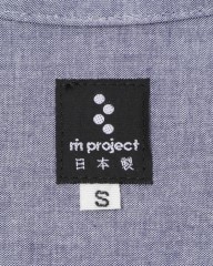 rin projectバックポケット付き バンドカラー半袖シャツ【バンドカラーシャツ COOLMAX(R) EcoMade/2248】mb_15l