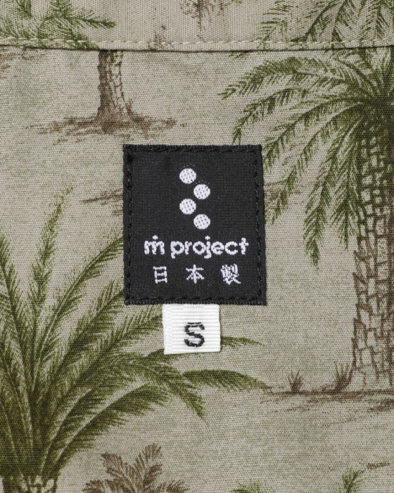 rin project別注サイクリストアロハシャツ【ヤシ柄】11l