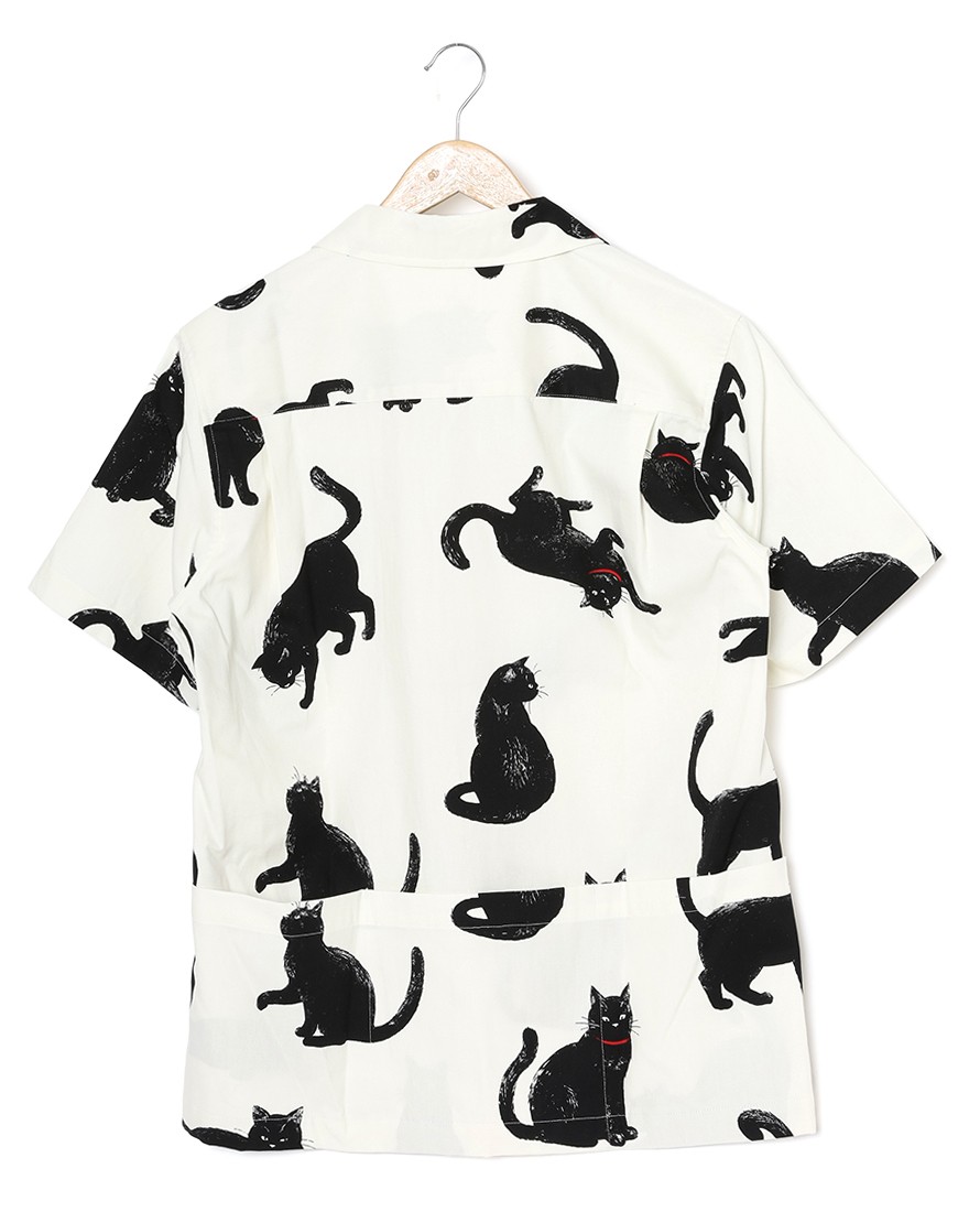 rin projectコットン サイクル 開襟シャツ【シャノアシャツ/2296】04l