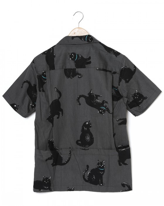 rin projectコットン サイクル 開襟シャツ【シャノアシャツ/2296】05l