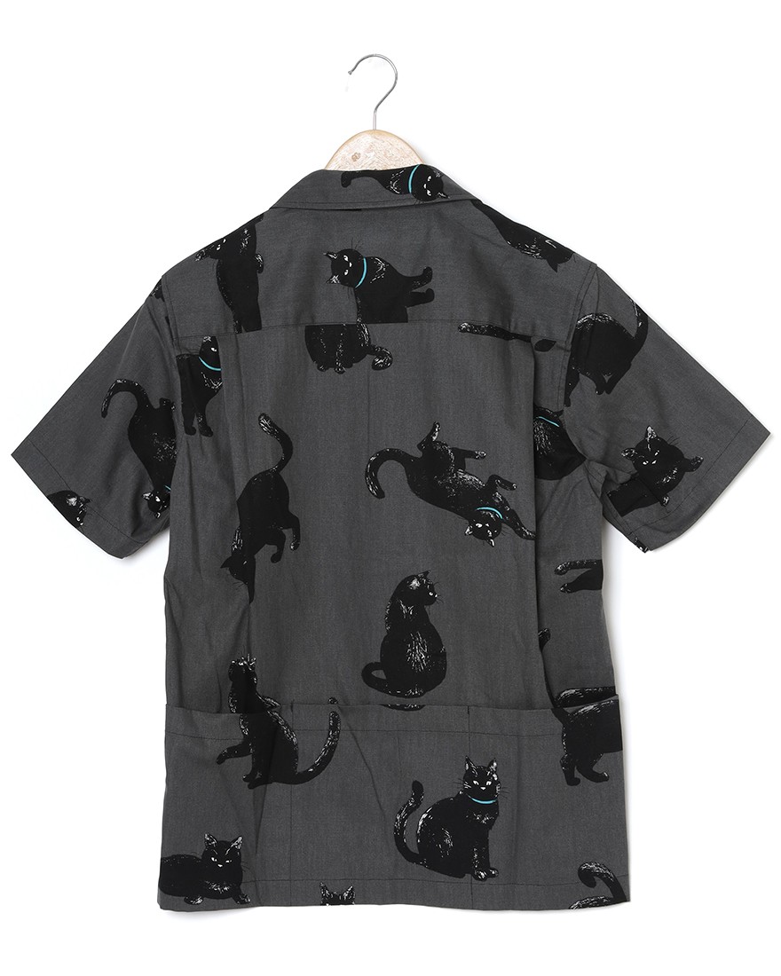 rin projectコットン サイクル 開襟シャツ【シャノアシャツ/2296】05l