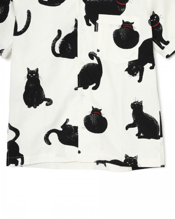 rin projectコットン サイクル 開襟シャツ【シャノアシャツ/2296】07l