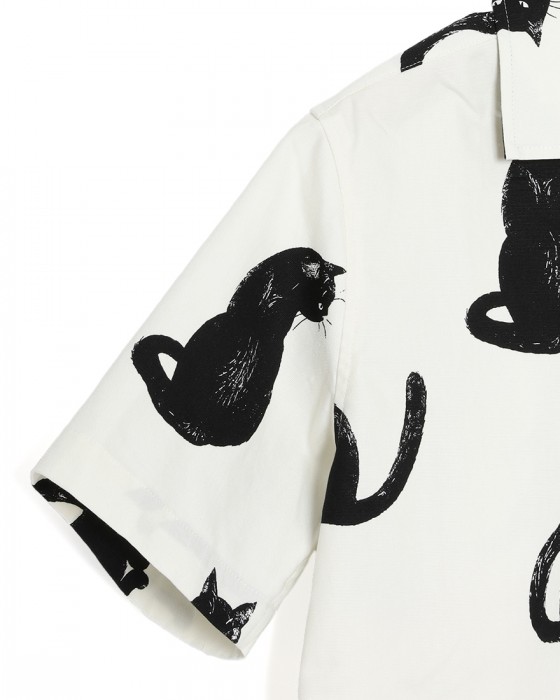 rin projectコットン サイクル 開襟シャツ【シャノアシャツ/2296】08l