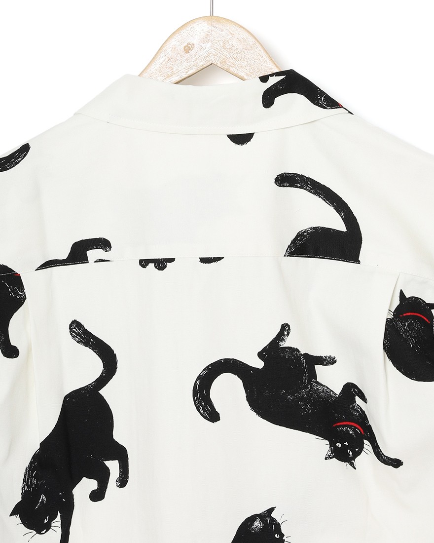 rin projectコットン サイクル 開襟シャツ【シャノアシャツ/2296】09l