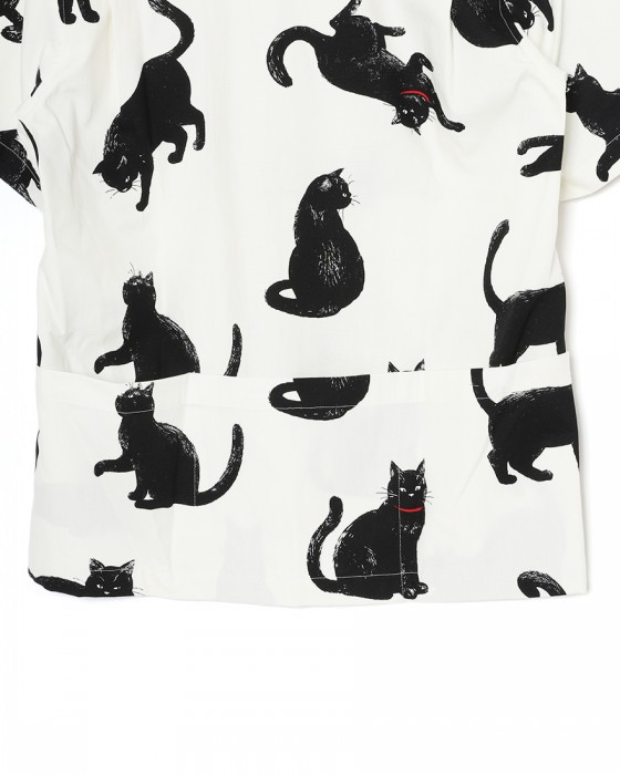 rin projectコットン サイクル 開襟シャツ【シャノアシャツ/2296】10l