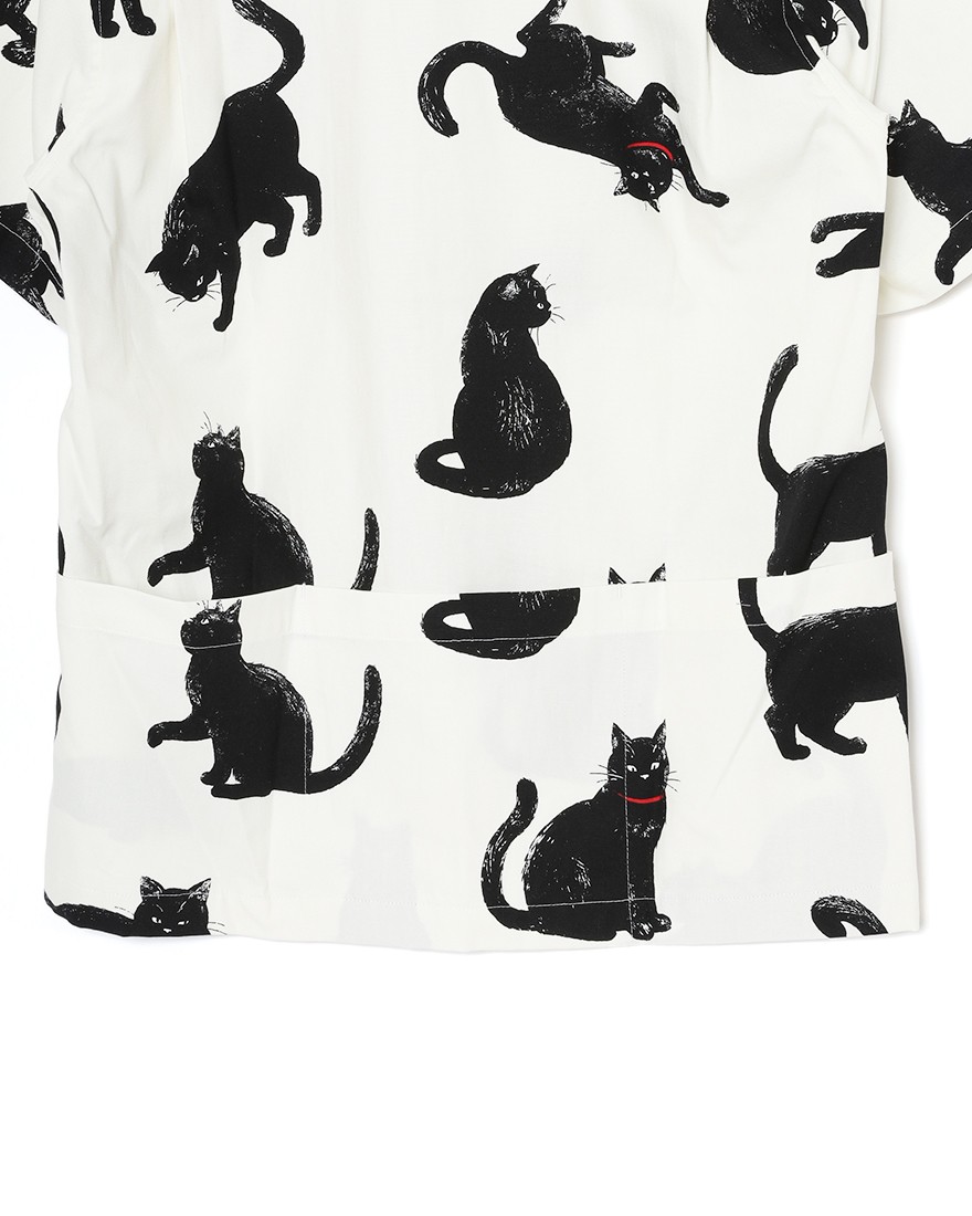 rin projectコットン サイクル 開襟シャツ【シャノアシャツ/2296】10l