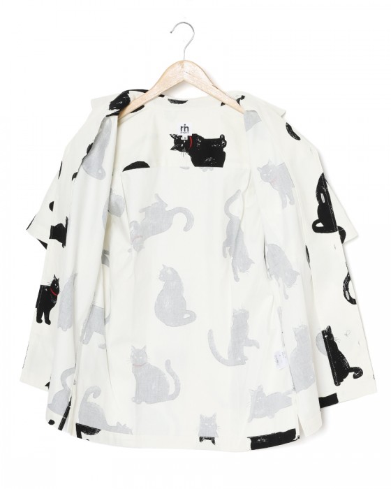 rin projectコットン サイクル 開襟シャツ【シャノアシャツ/2296】12l