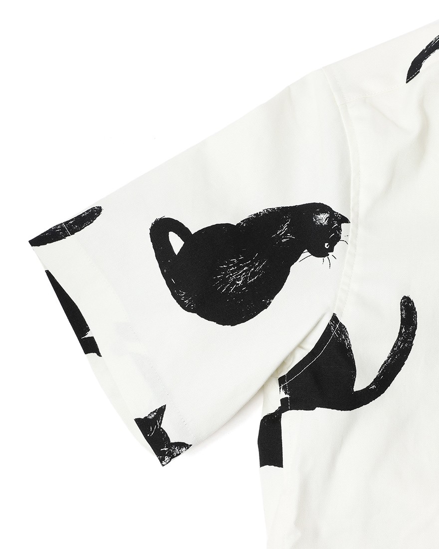 rin projectコットン サイクル 開襟シャツ【シャノアシャツ/2296】19l