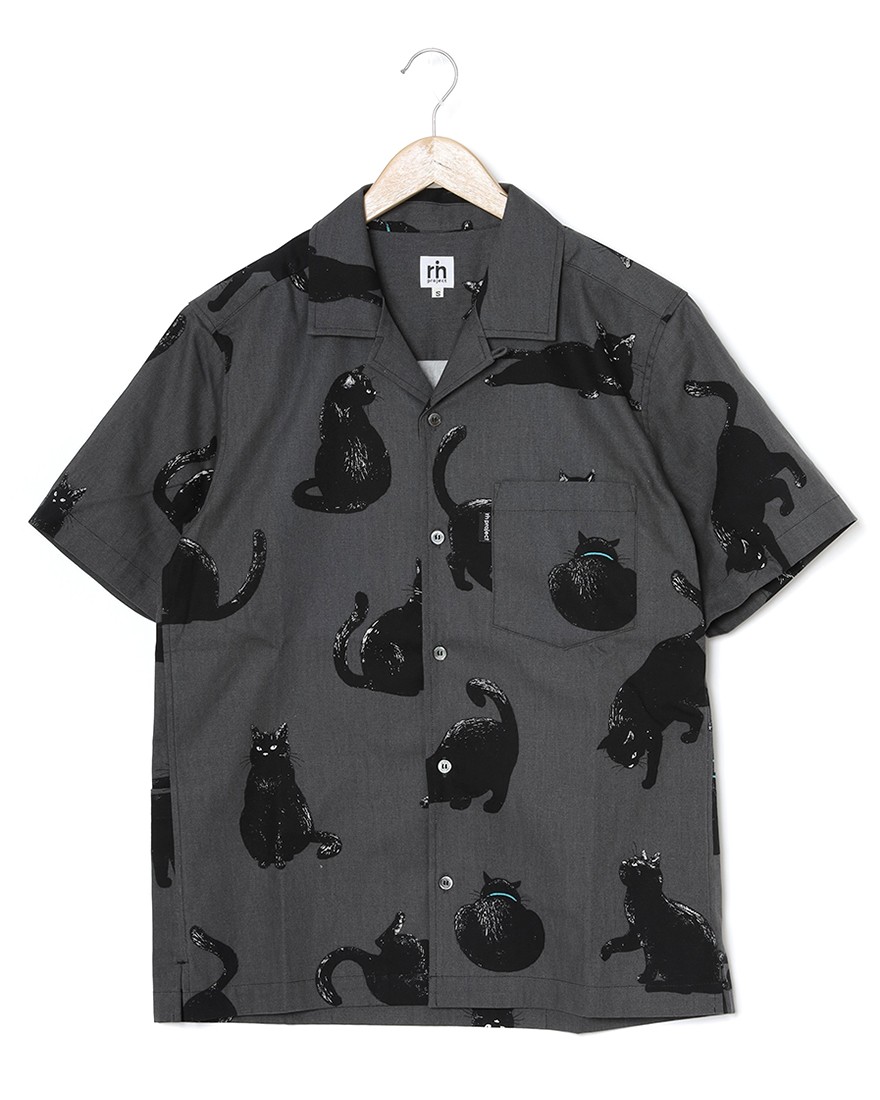 rin projectコットン サイクル 開襟シャツ【シャノアシャツ/2296】c1