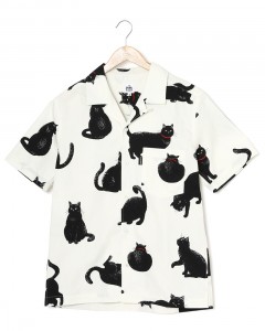 コットン サイクル 開襟シャツ【シャノアシャツ/2296】