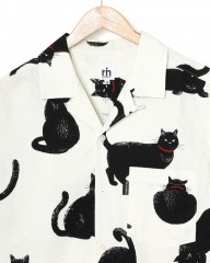 rin projectコットン サイクル 開襟シャツ【シャノアシャツ/2296】mb_06l