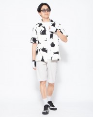 rin projectコットン サイクル 開襟シャツ【シャノアシャツ/2296】mb_ma