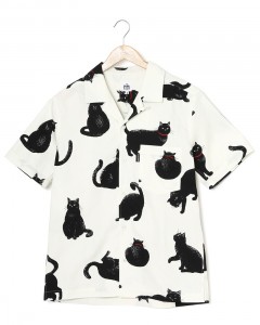 コットン サイクル 開襟シャツ【シャノアシャツ/2296】