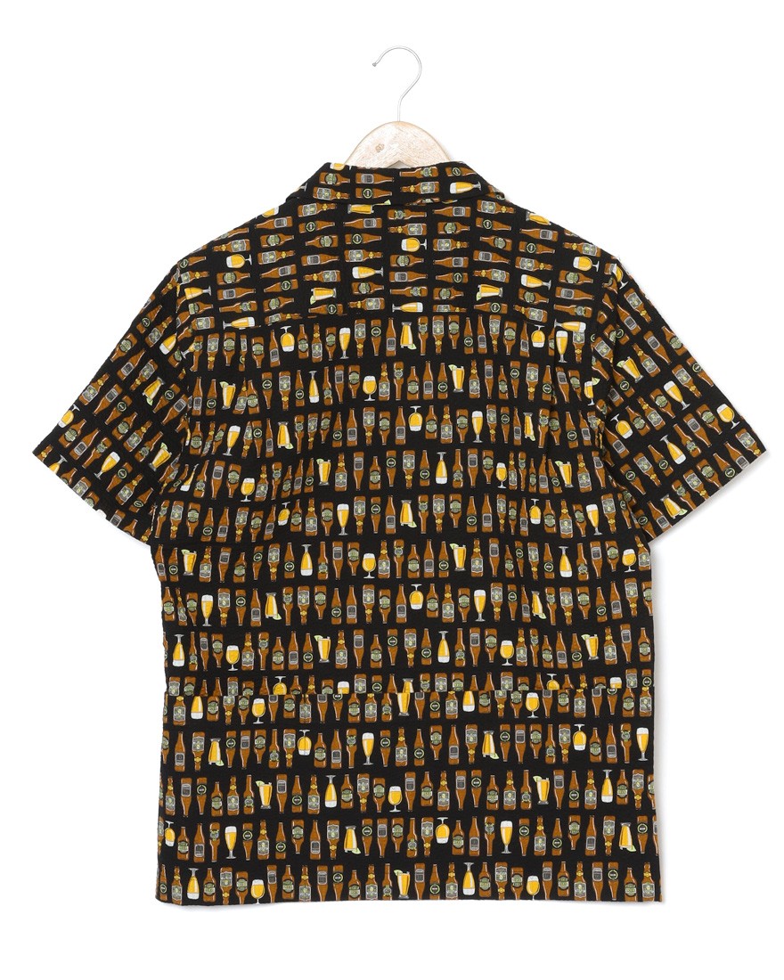 rin projectコットン サイクル 開襟シャツ【BEER/2279】05l