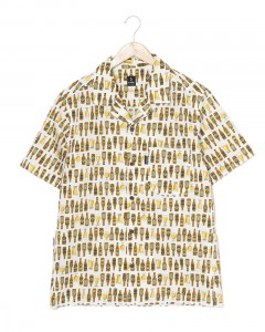 コットン サイクル 開襟シャツ【BEER/2279】