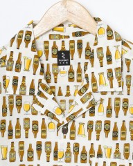 rin projectコットン サイクル 開襟シャツ【BEER/2279】mb_06l