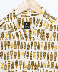rin projectコットン サイクル 開襟シャツ【BEER/2279】mb_07l