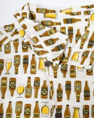 rin projectコットン サイクル 開襟シャツ【BEER/2279】mb_10l