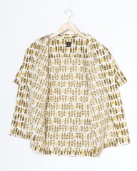 rin projectコットン サイクル 開襟シャツ【BEER/2279】mb_15l