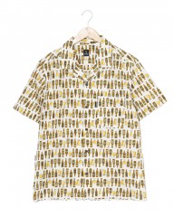 rin projectコットン サイクル 開襟シャツ【BEER/2279】mb_c0