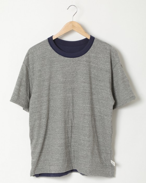 melpleリバーシブルTシャツ【M＆S 2PLY Tee】16l