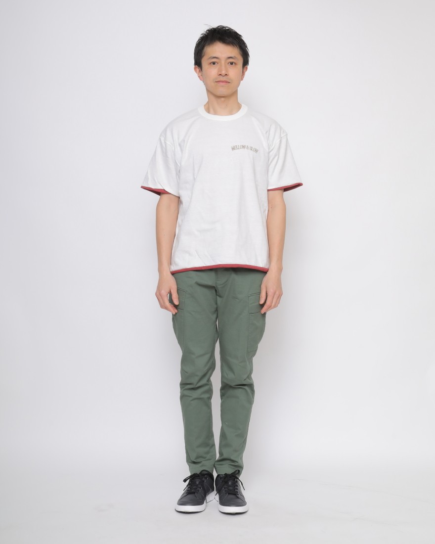 melpleリバーシブルTシャツ【M＆S 2PLY Tee】21l