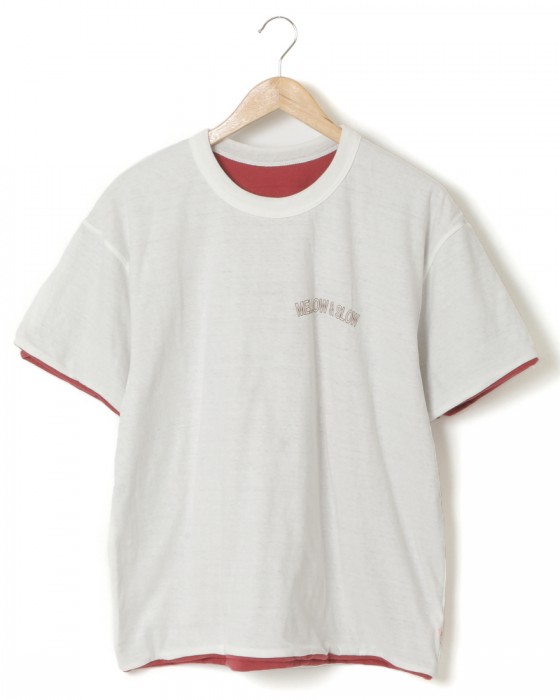 melpleリバーシブルTシャツ【M＆S 2PLY Tee】c1