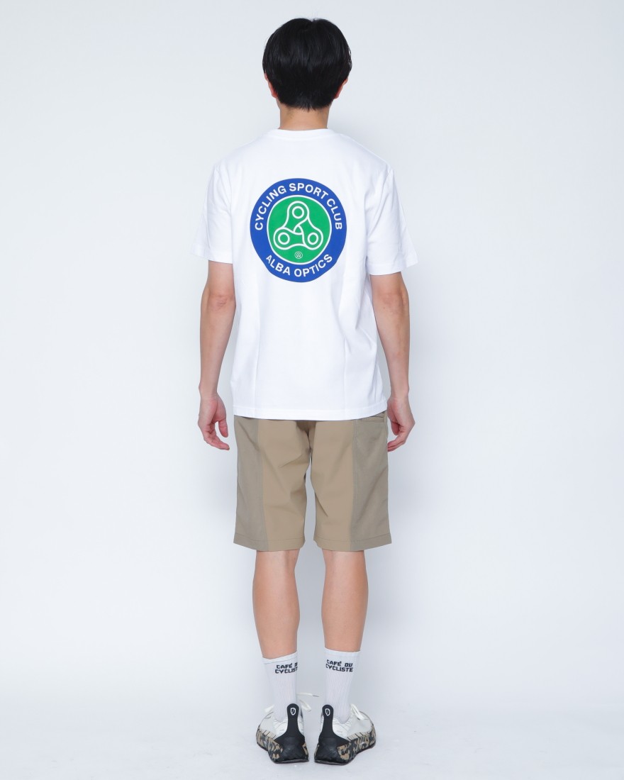ALBA OPTICSコットン Tシャツ【T-SHIRT LTD EDITION CYCLING SPORT CLUB】03l