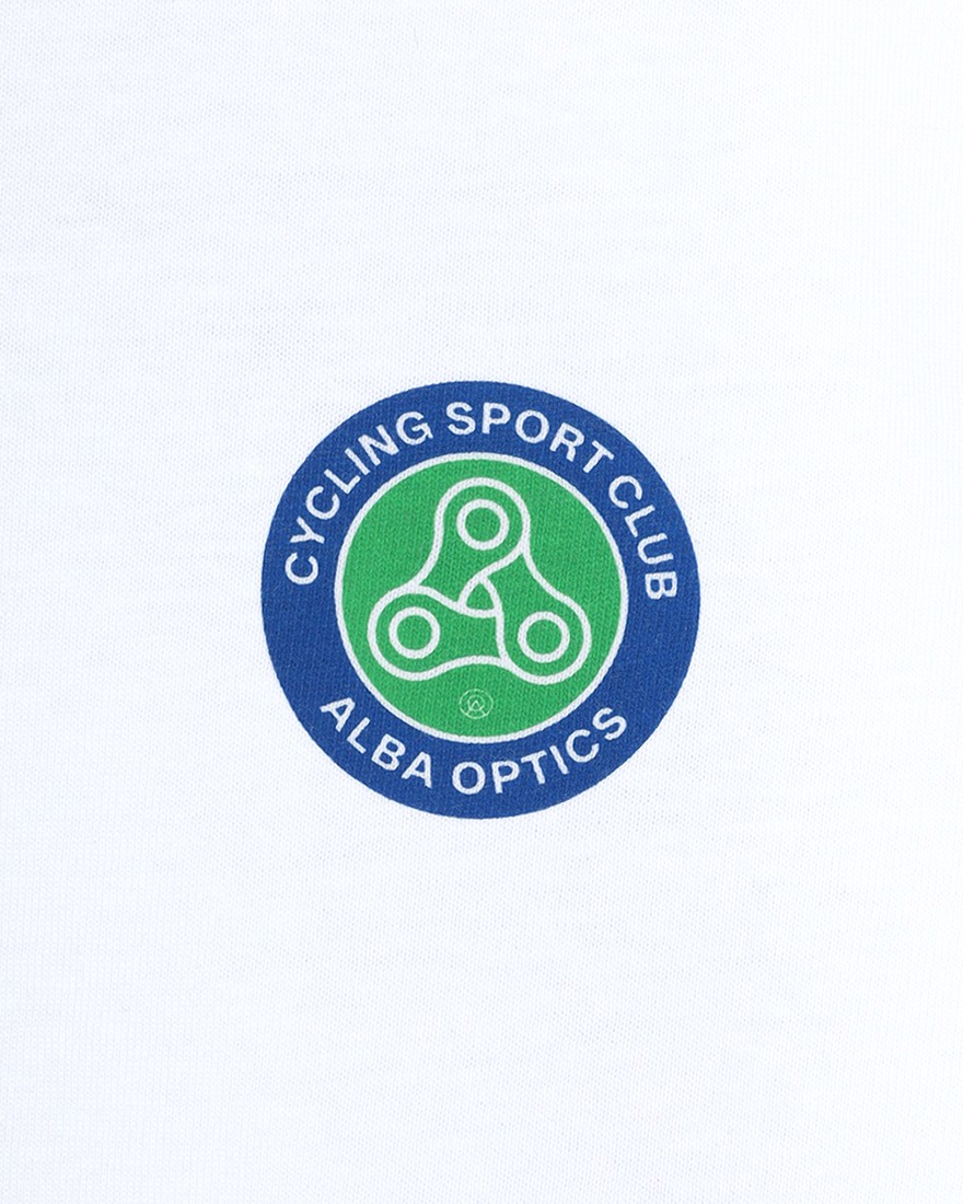 ALBA OPTICSコットン Tシャツ【T-SHIRT LTD EDITION CYCLING SPORT CLUB】06l