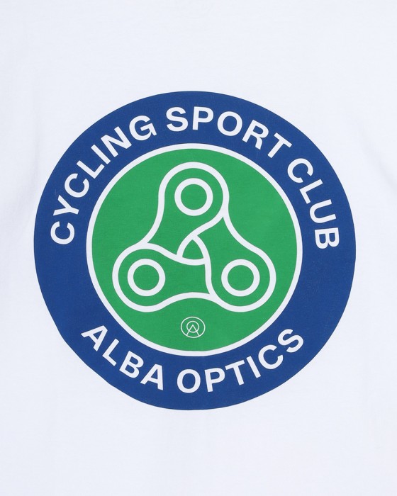 ALBA OPTICSコットン Tシャツ【T-SHIRT LTD EDITION CYCLING SPORT CLUB】09l