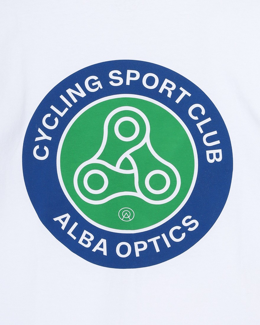 ALBA OPTICSコットン Tシャツ【T-SHIRT LTD EDITION CYCLING SPORT CLUB】09l