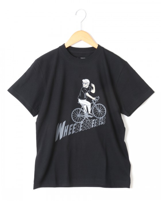 TOKYO WHEELS自転車大好きオジサンTee【WHEEEEEELS】c2