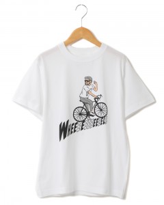 自転車大好きオジサンTee【WHEEEEEELS】