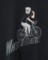 TOKYO WHEELS自転車大好きオジサンTee【WHEEEEEELS】mb_01l