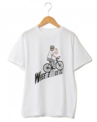 TOKYO WHEELS自転車大好きオジサンTee【WHEEEEEELS】mb_c0