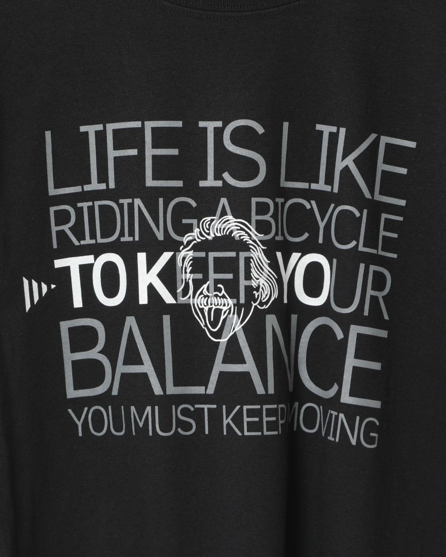 TOKYO WHEELS僕らのアインシュタインTee【LIFE IS LIKE RIDING A BICYCLE】02l