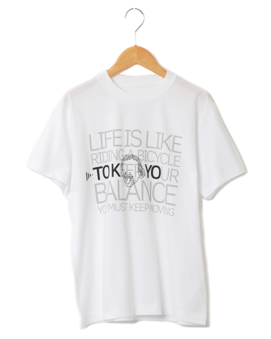 TOKYO WHEELS僕らのアインシュタインTee【LIFE IS LIKE RIDING A BICYCLE】c0